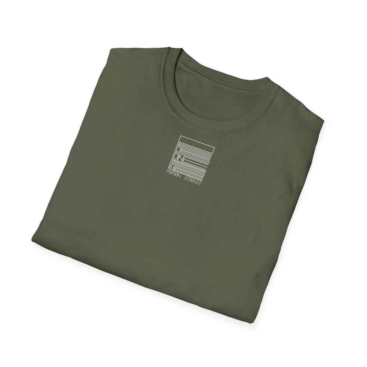 Military Green – King of Kings Tee – folded
