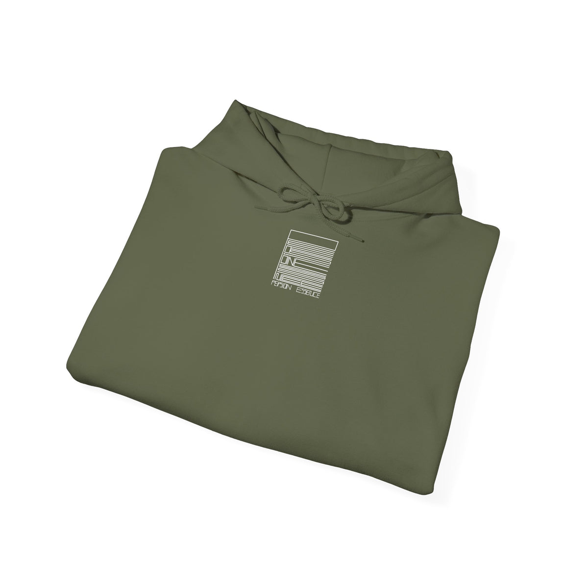 Military Green – Cartel de Tehran Hoodie – folded