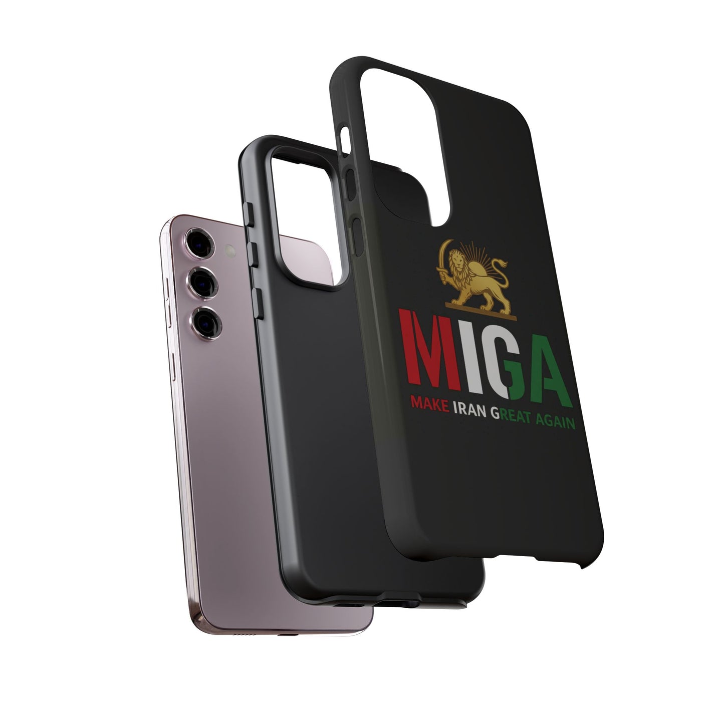 MIGA "Make Iran Great Again" Lion & Sun Phone Case