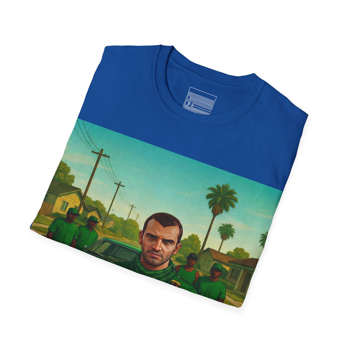 Royal – Grand Theft Istak Tee – folded
