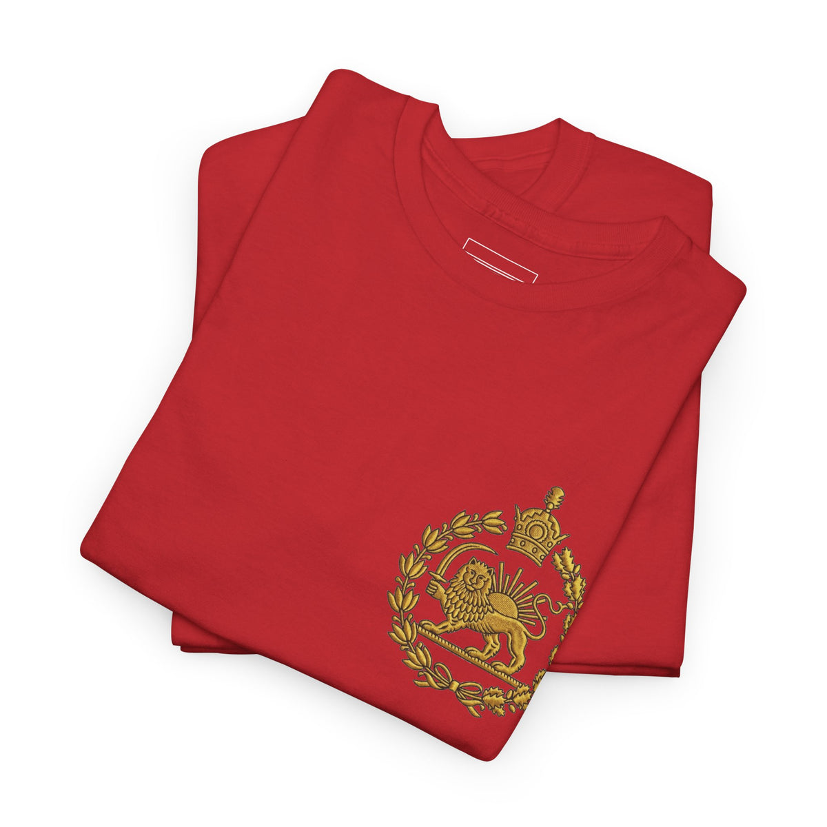 Red – Pahlavi Imperial Tee – folded