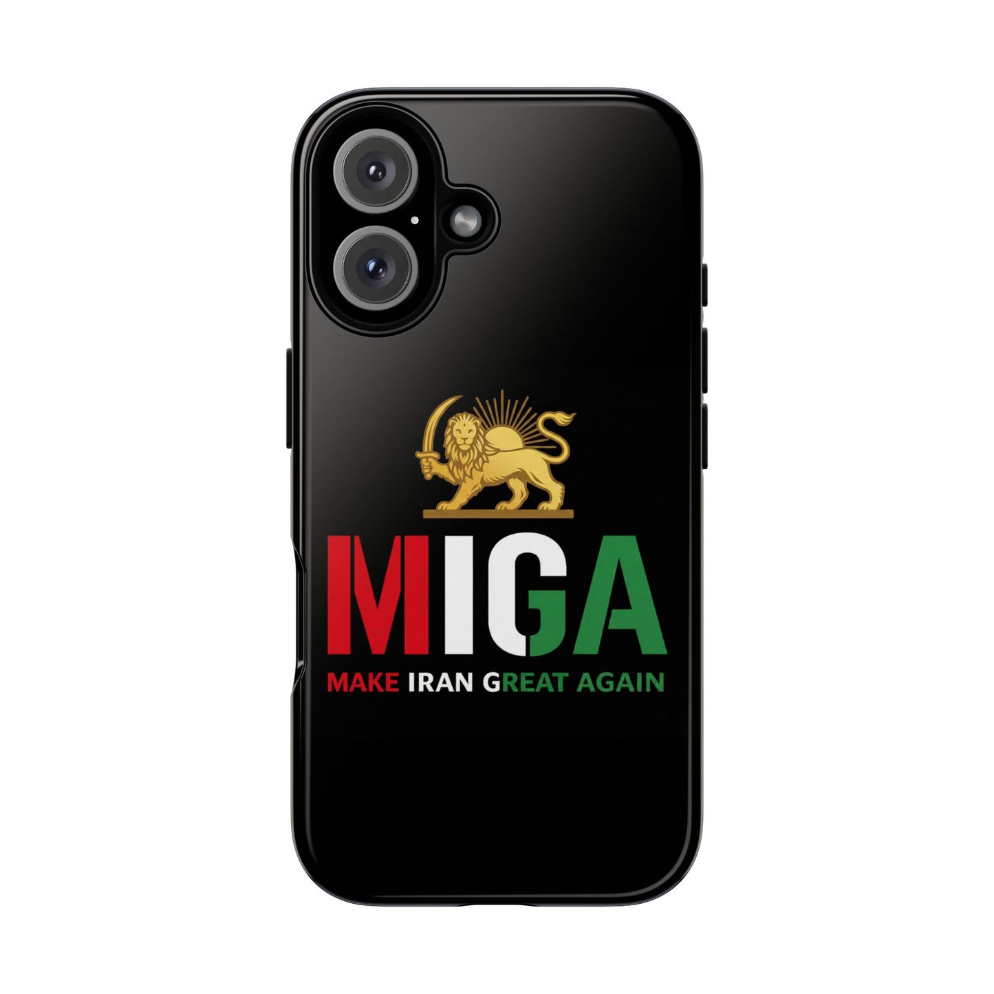 MIGA "Make Iran Great Again" Lion & Sun Phone Case
