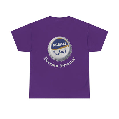 Purple – Otter on AbAli Tee – back