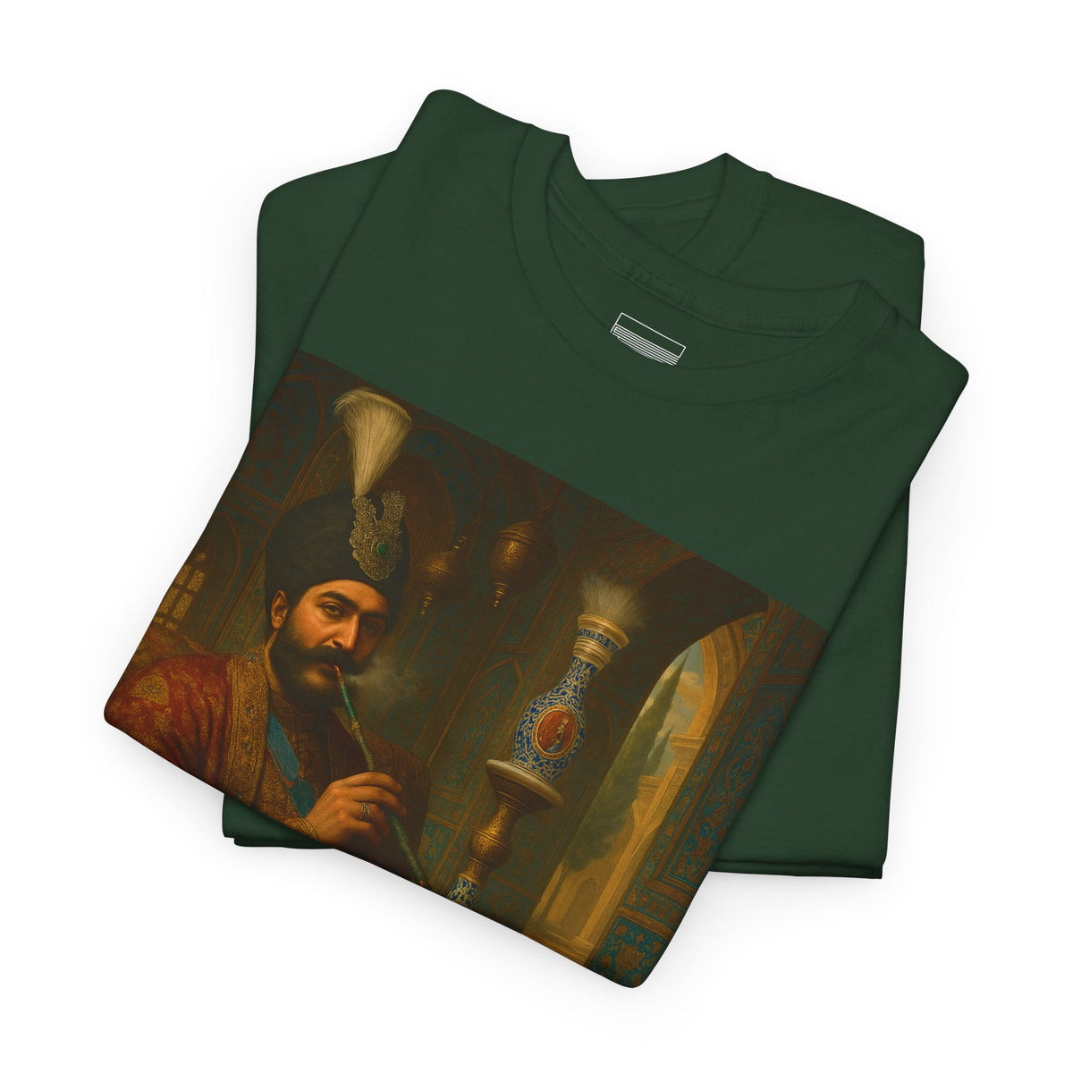 Forest Green – Ghajar Khan I Tee – folded