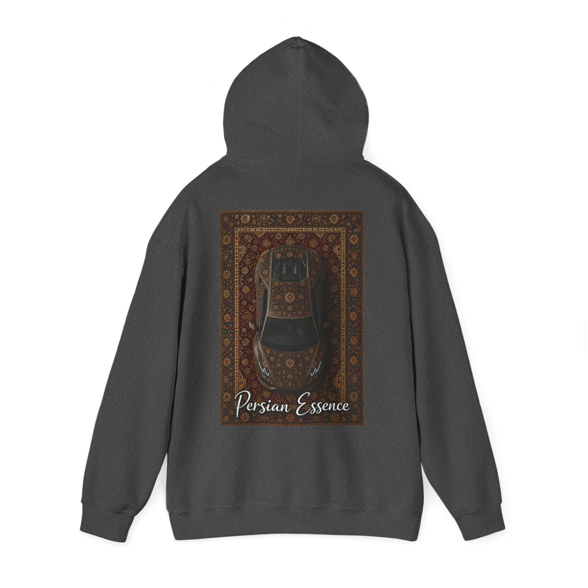 Dark Heather – Toro Persiano Hoodie – back