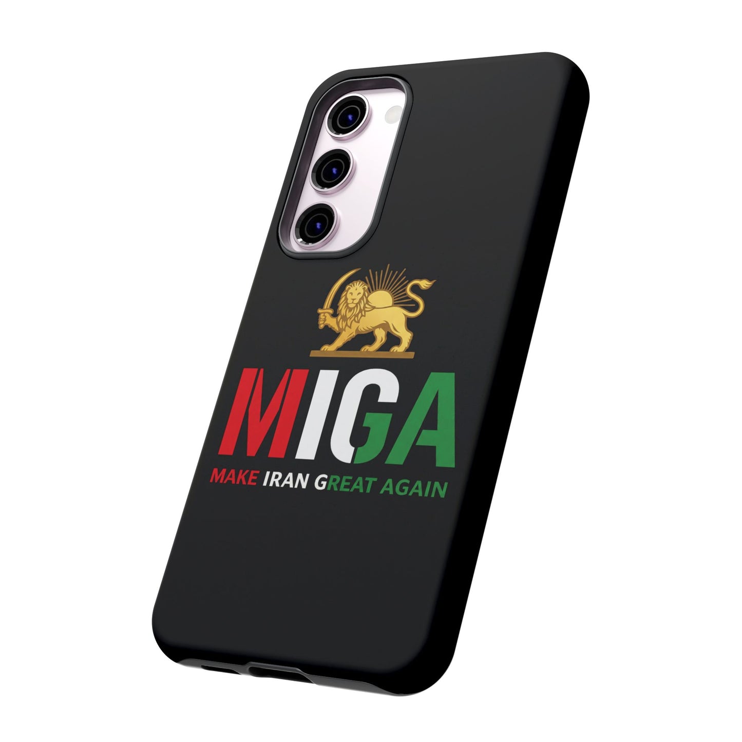 MIGA "Make Iran Great Again" Lion & Sun Phone Case