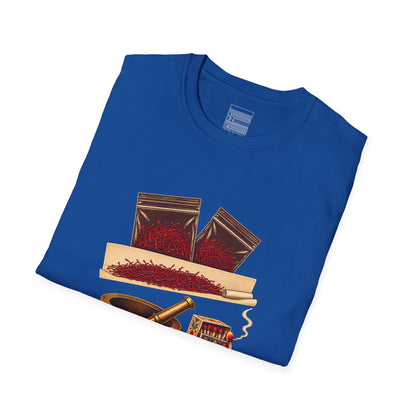 Royal – Saffron Stash Tee – folded