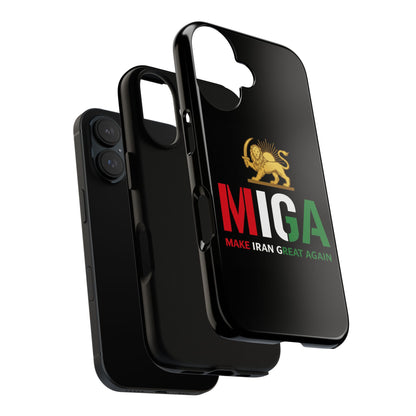 MIGA "Make Iran Great Again" Lion & Sun Phone Case