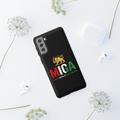 MIGA "Make Iran Great Again" Lion & Sun Phone Case