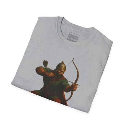 Sport Grey – Arash the Archer Tee – folded