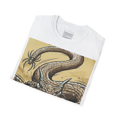 White – Horned Viper Tee – folded
