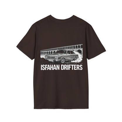 Dark Chocolate – Isfahan Drifters BW Tee – back