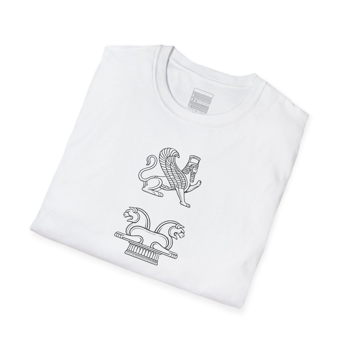 White – Eternal Guardians Tee – folded