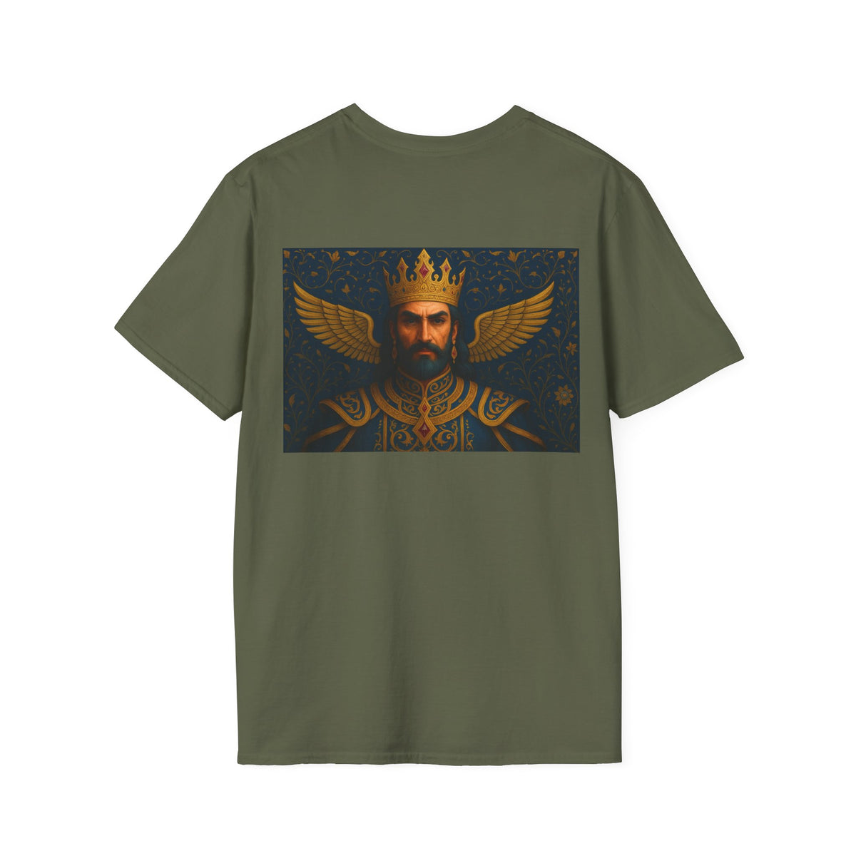Military Green – Persian King Tee – back