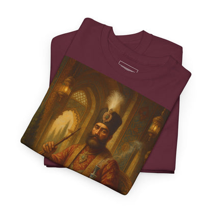 Maroon – Ghajar Khan II Tee – folded