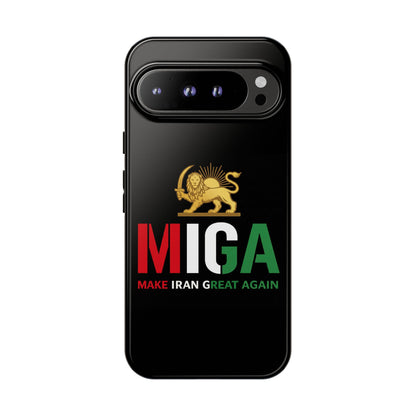MIGA "Make Iran Great Again" Lion & Sun Phone Case