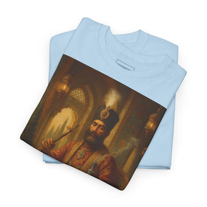 Light Blue – Ghajar Khan II Tee – folded