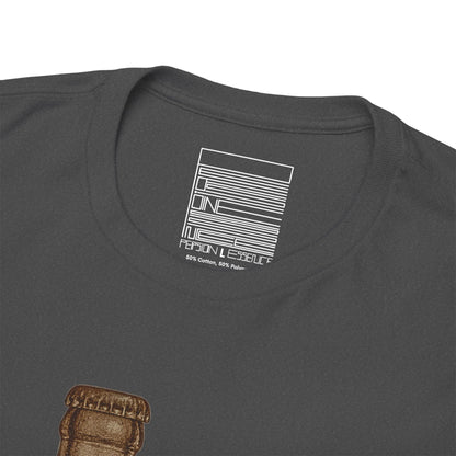 Dark Heather – ZamZam Koala Tee – close-up
