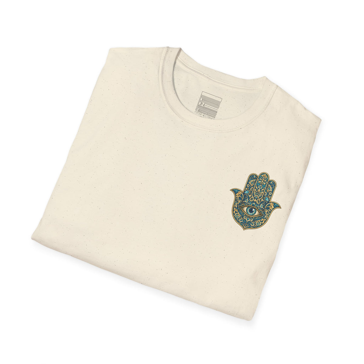 Natural – Royal Hamsa Tee – folded