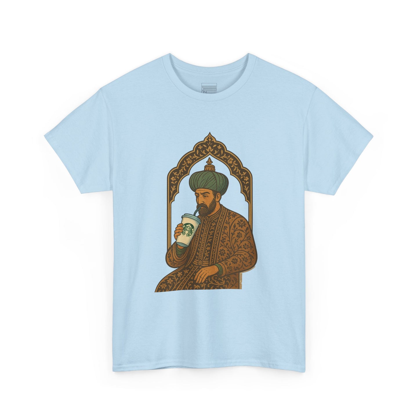 Shaah Abbas having Starbucks