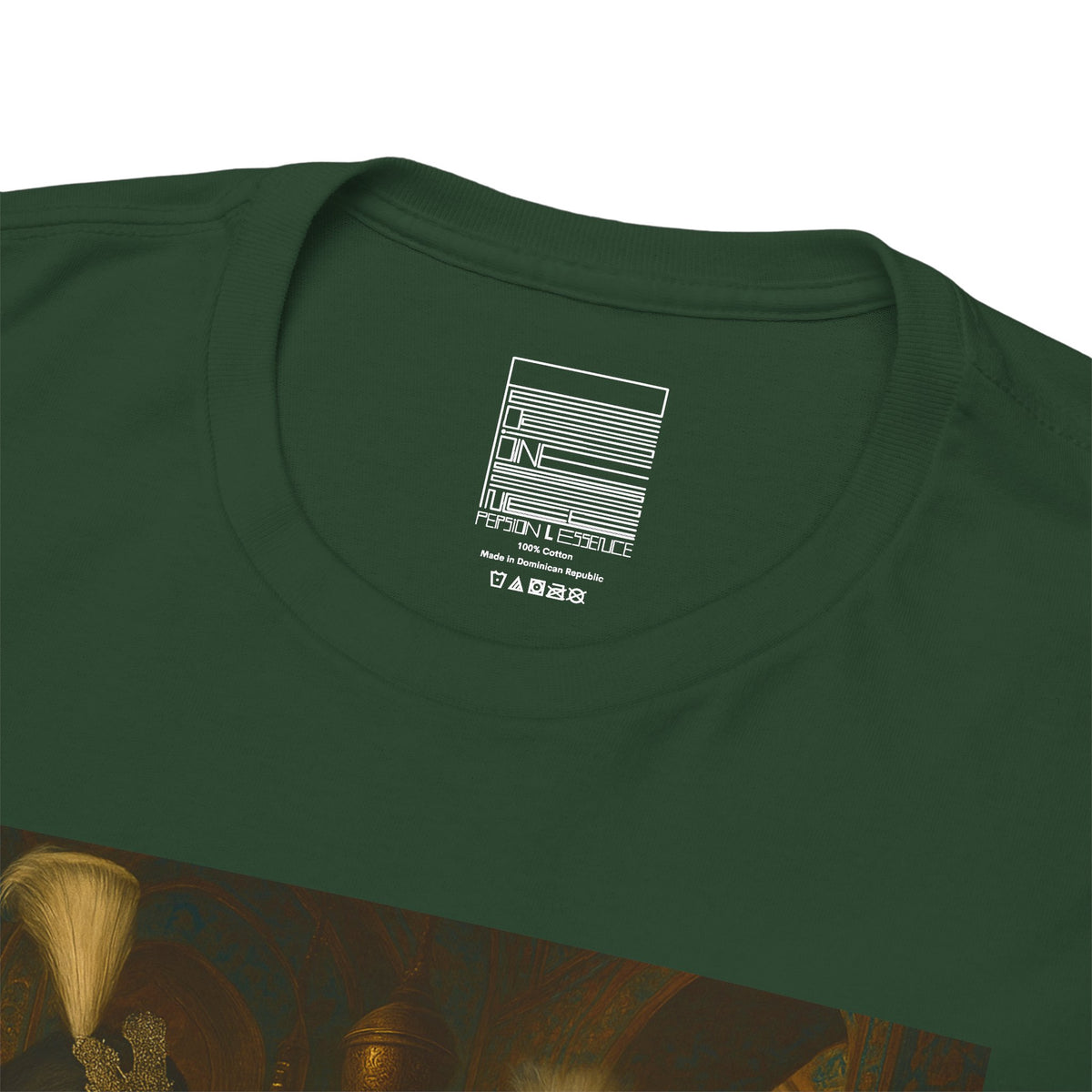 Forest Green – Ghajar Khan I Tee – close-up