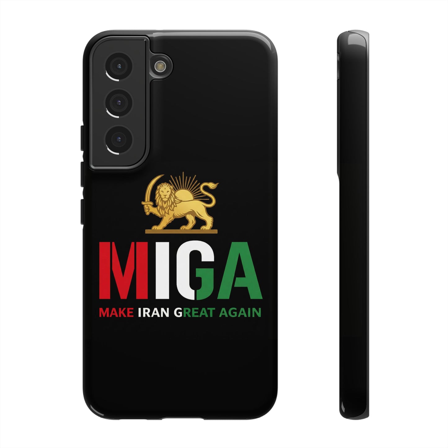 MIGA "Make Iran Great Again" Lion & Sun Phone Case