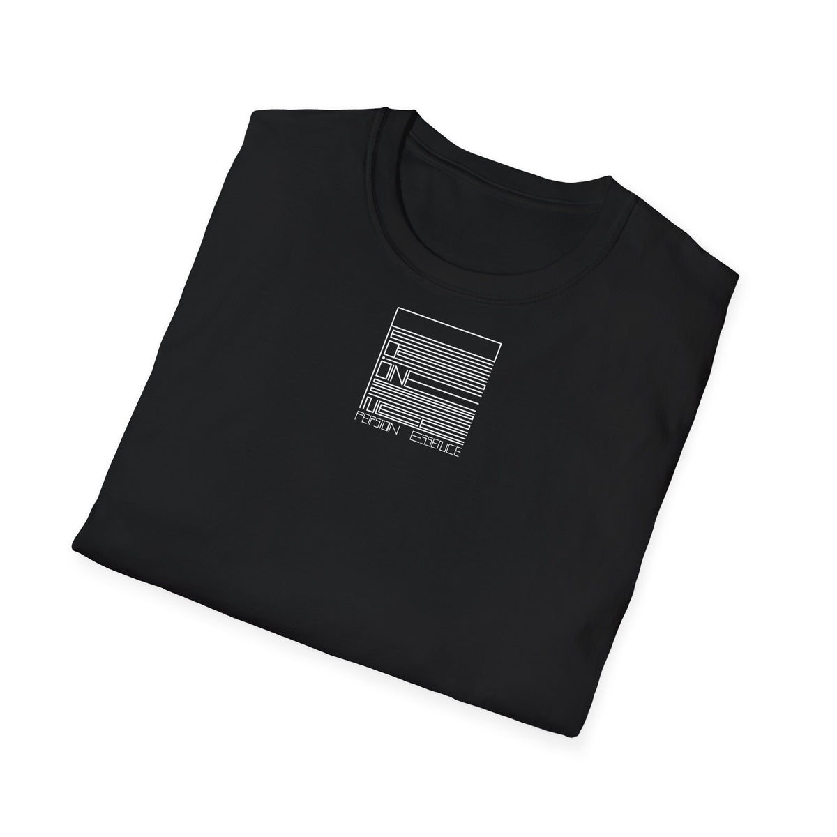 Black – PEssence Tee – folded
