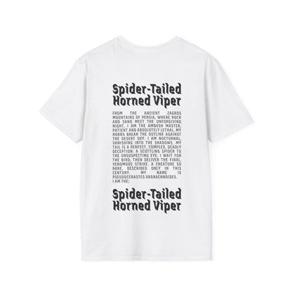 White – Horned Viper Tee – back