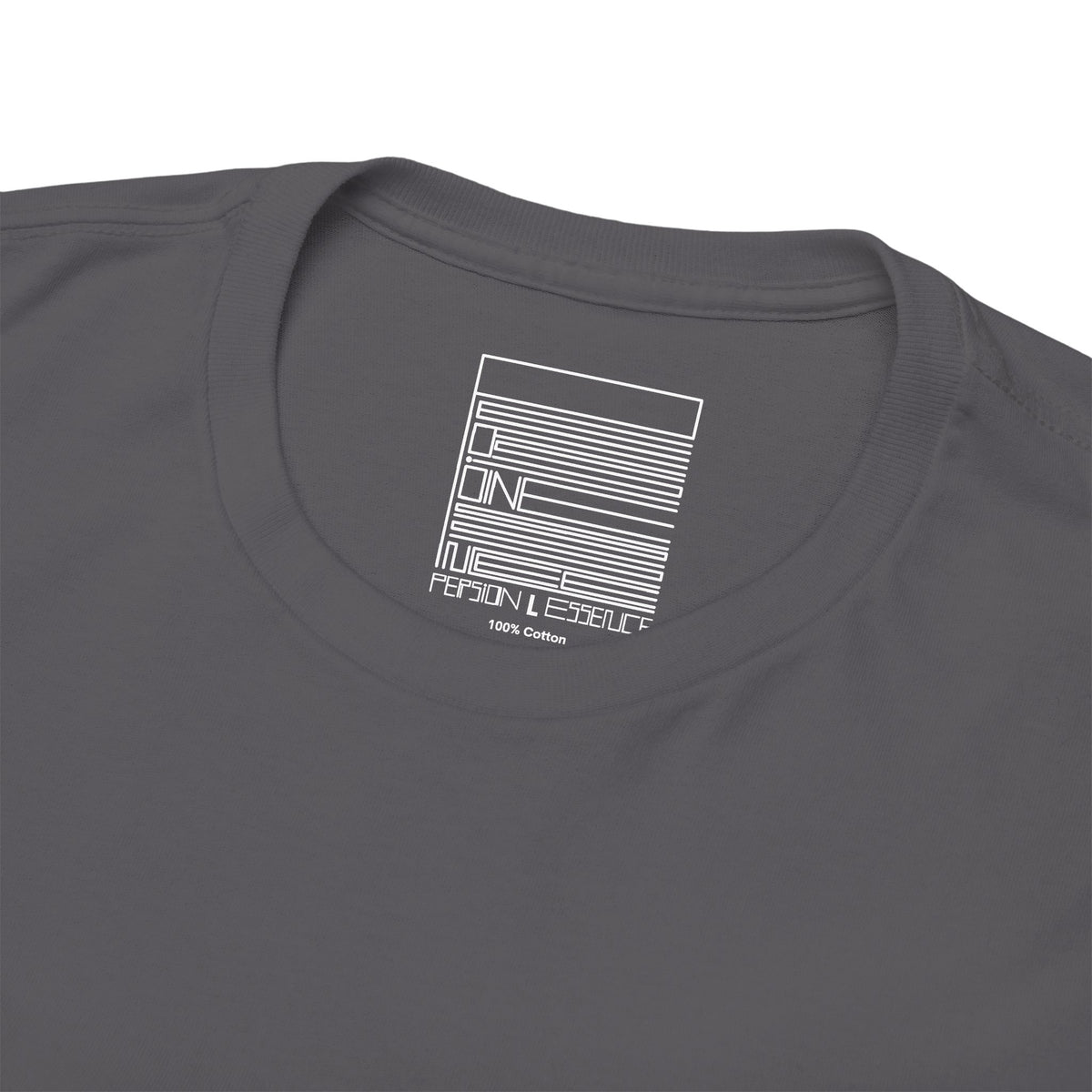 Charcoal – Otter on AbAli Tee – close-up