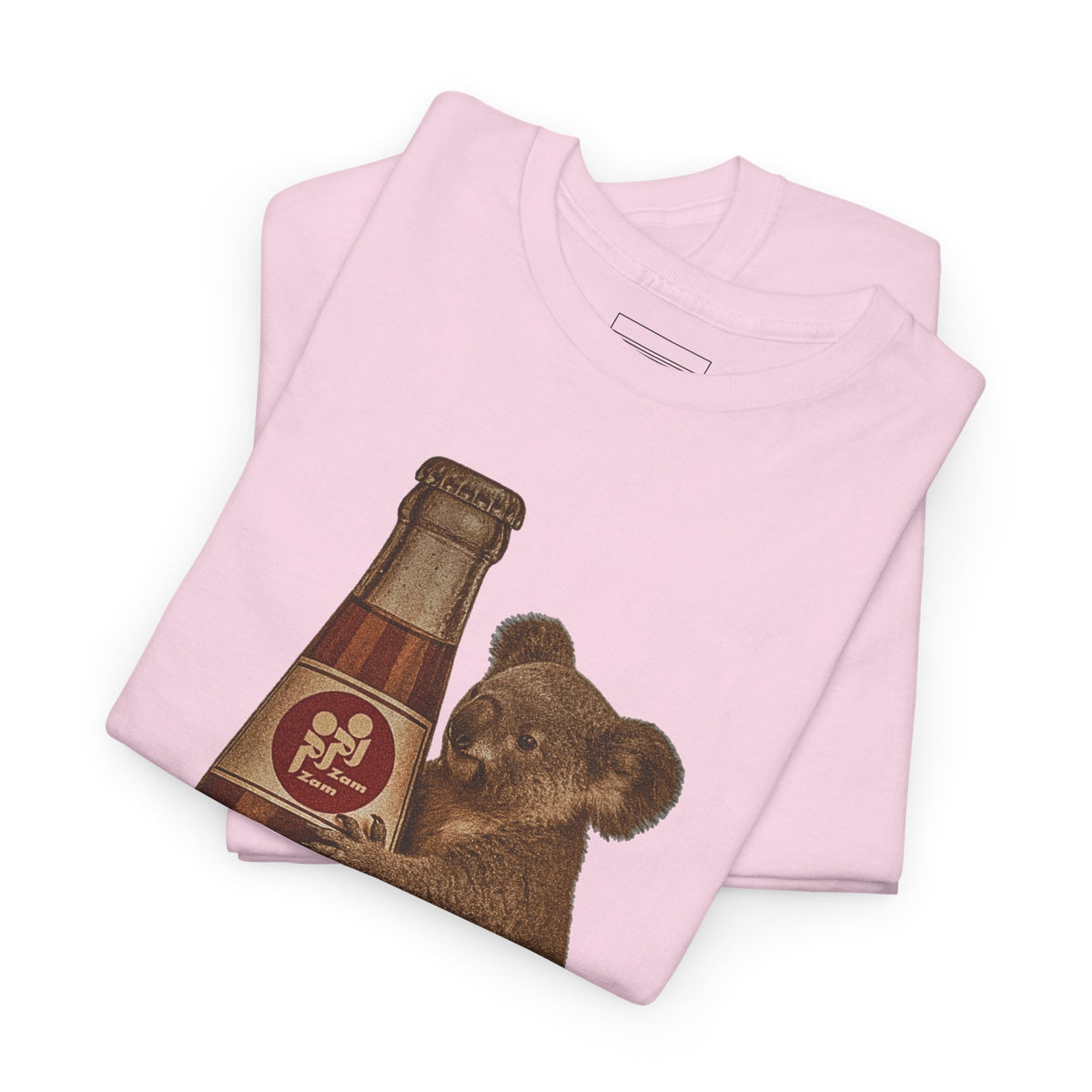 Light Pink – ZamZam Koala Tee – folded