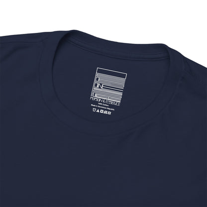 Navy – Farvahar Emblem Tee – close-up