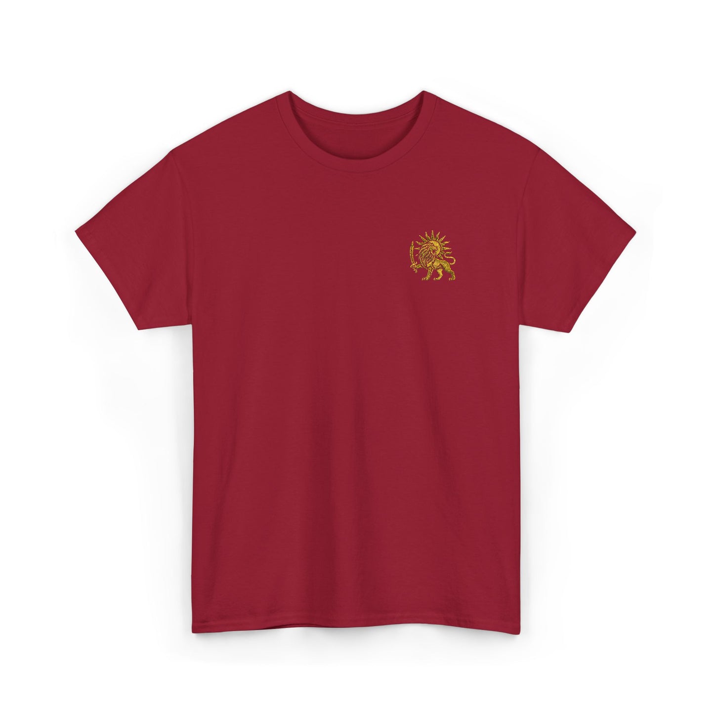 Persian Lion & Sun - Embroidered Tee