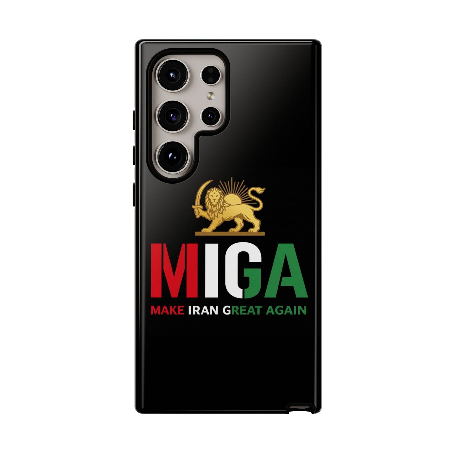 MIGA "Make Iran Great Again" Lion & Sun Phone Case
