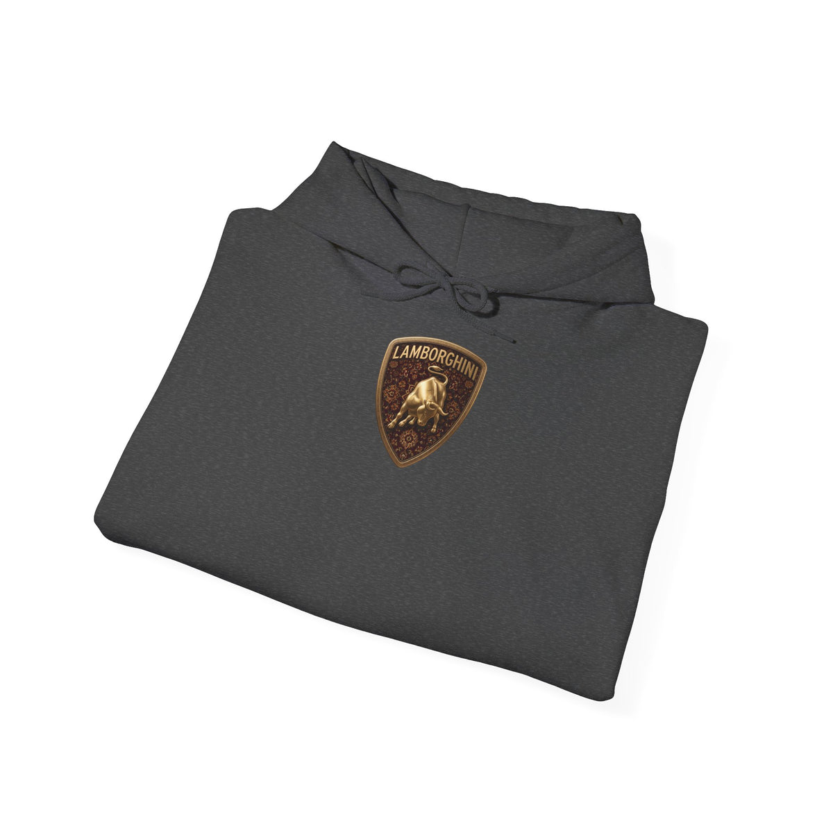 Dark Heather – Toro Persiano Hoodie – folded