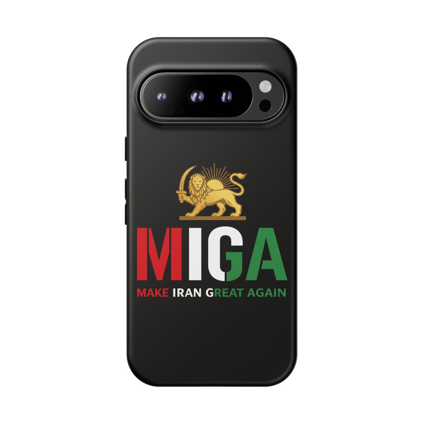 MIGA "Make Iran Great Again" Lion & Sun Phone Case