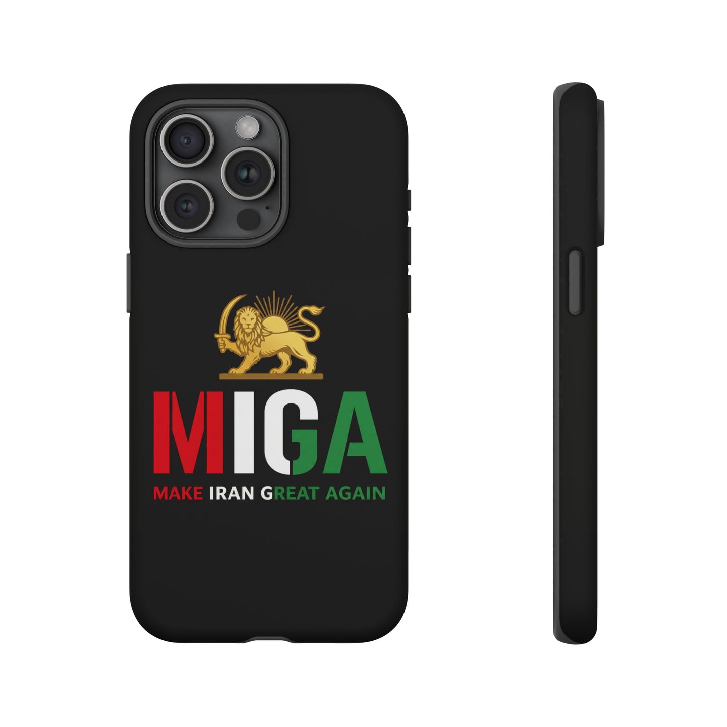 MIGA "Make Iran Great Again" Lion & Sun Phone Case