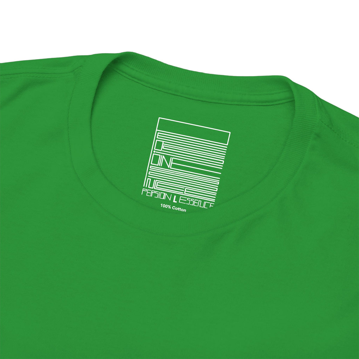 Irish Green – Pahlavi Imperial Tee – close-up