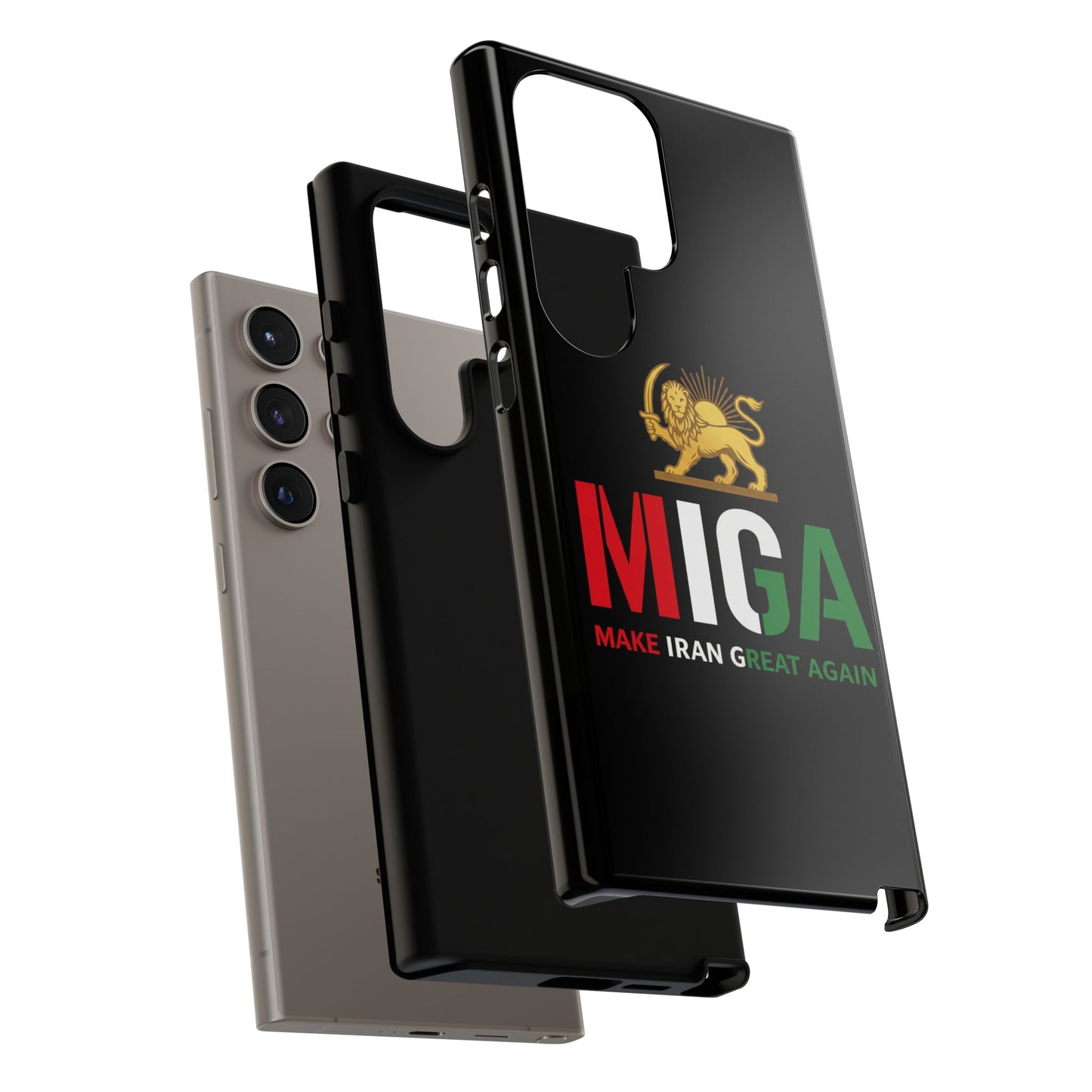 MIGA "Make Iran Great Again" Lion & Sun Phone Case