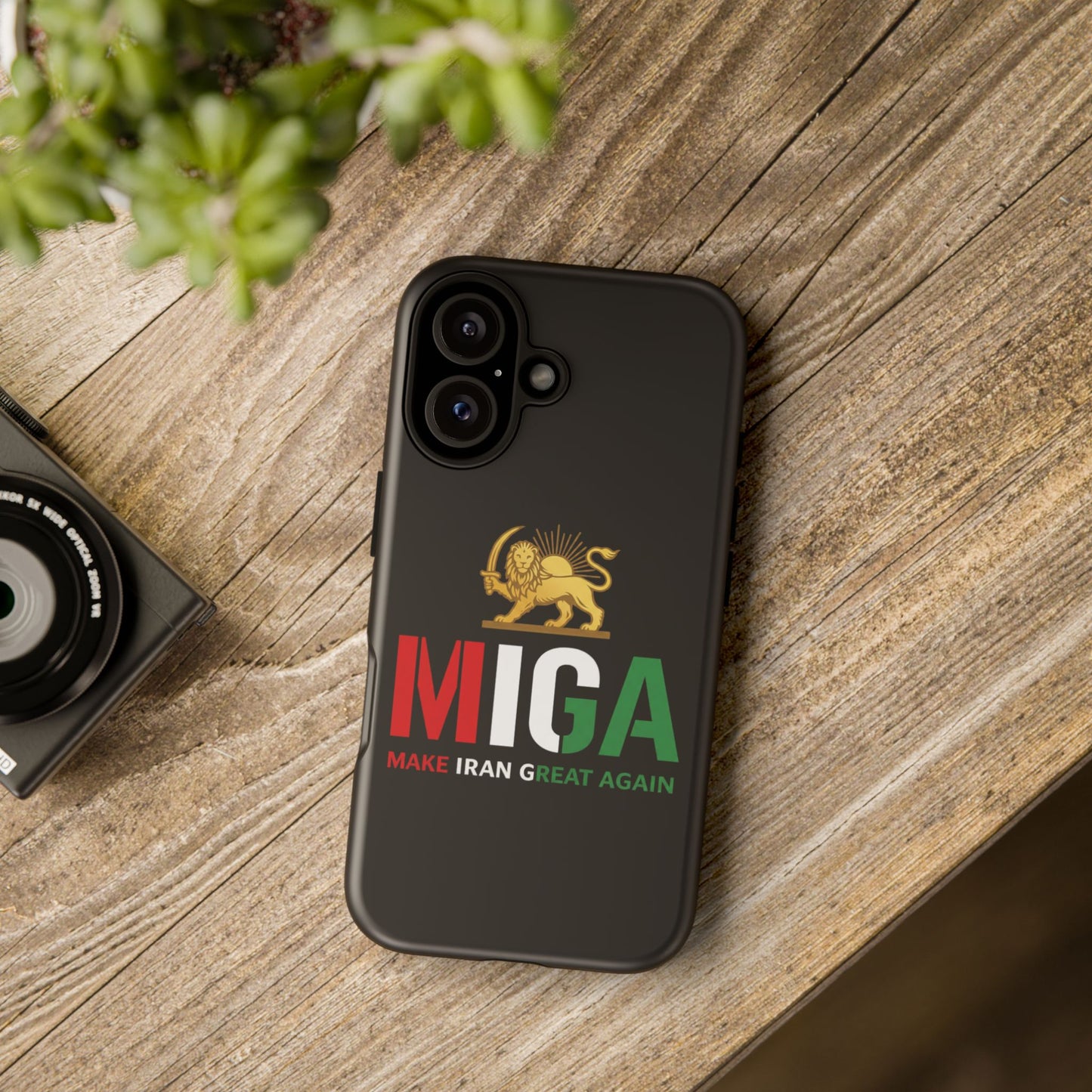 MIGA "Make Iran Great Again" Lion & Sun Phone Case