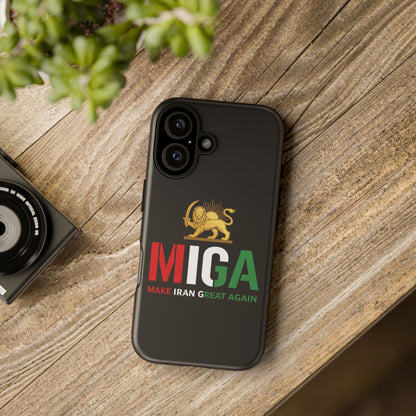 MIGA "Make Iran Great Again" Lion & Sun Phone Case