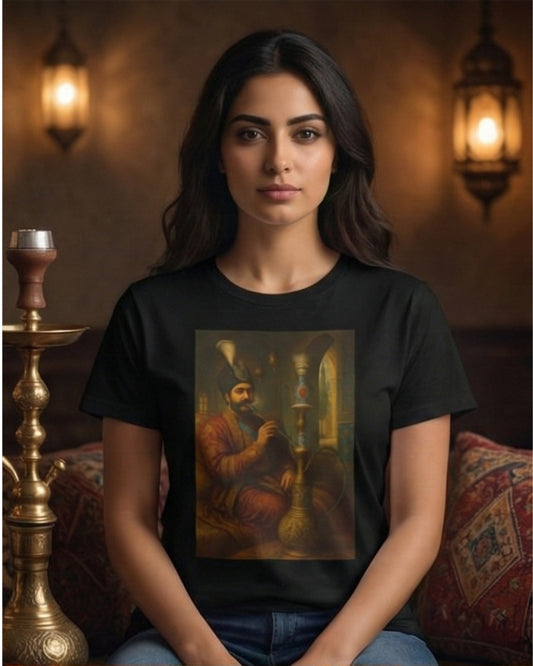 Ghajar Khan with Hookah 1 - Tee