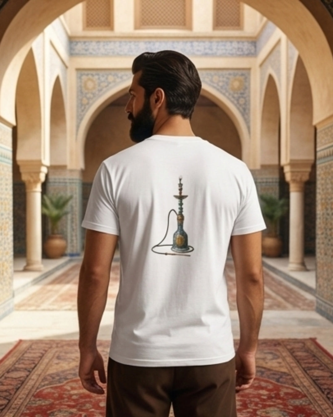 Ghajar Khan with Hookah 2 - Tee