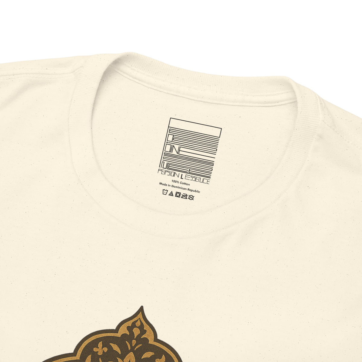 Natural – Shaah Abbas Tee – close-up