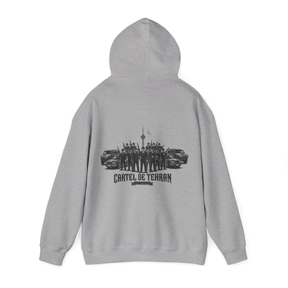 Sport Grey – Cartel de Tehran Hoodie – back