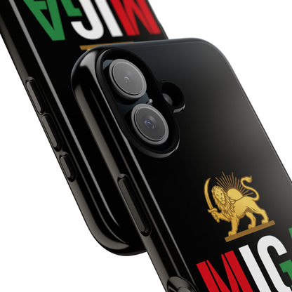 MIGA "Make Iran Great Again" Lion & Sun Phone Case