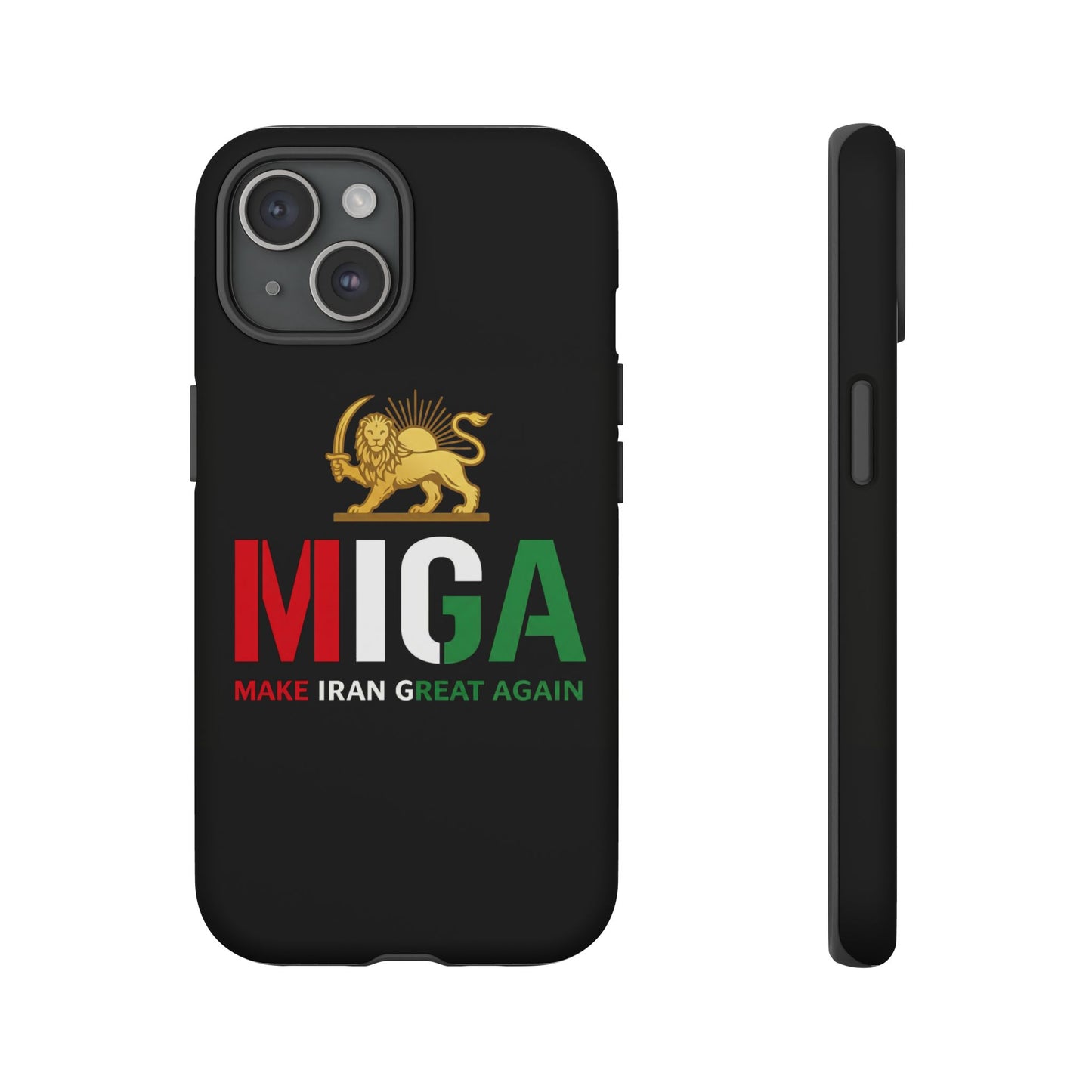 MIGA "Make Iran Great Again" Lion & Sun Phone Case
