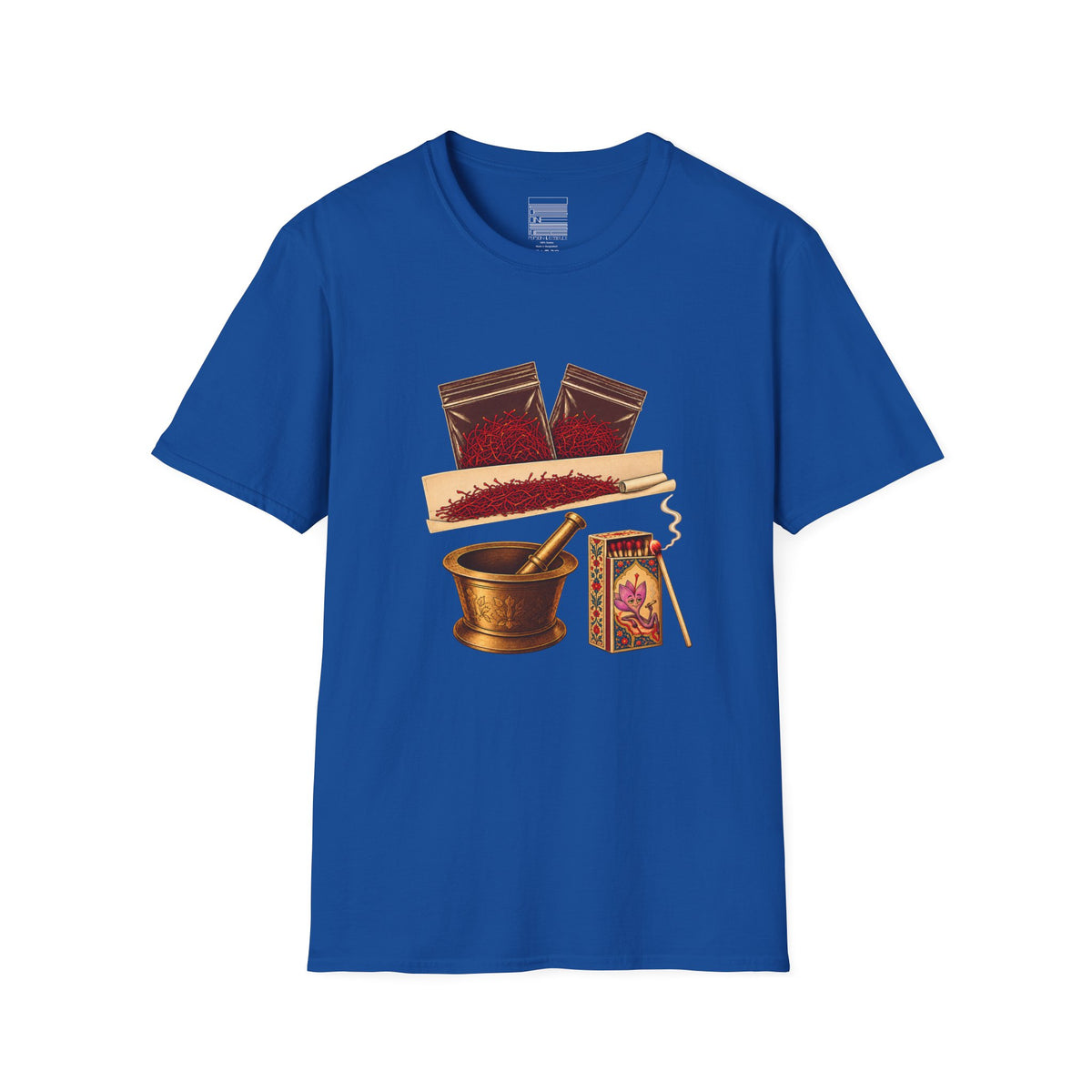 Royal – Saffron Stash Tee – front