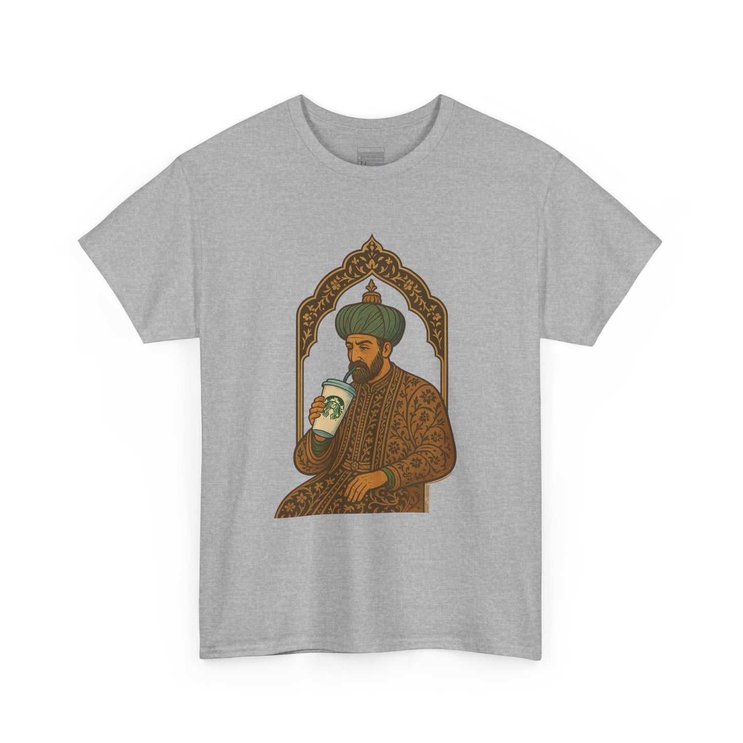 Shaah Abbas having Starbucks