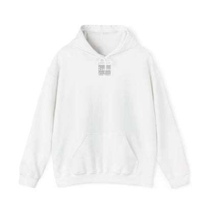 White – Cartel de Tehran Hoodie – front