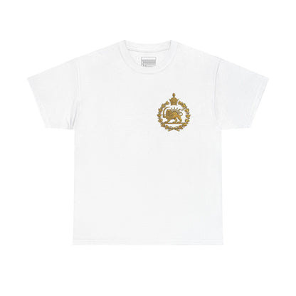 White – Pahlavi Imperial Tee – front